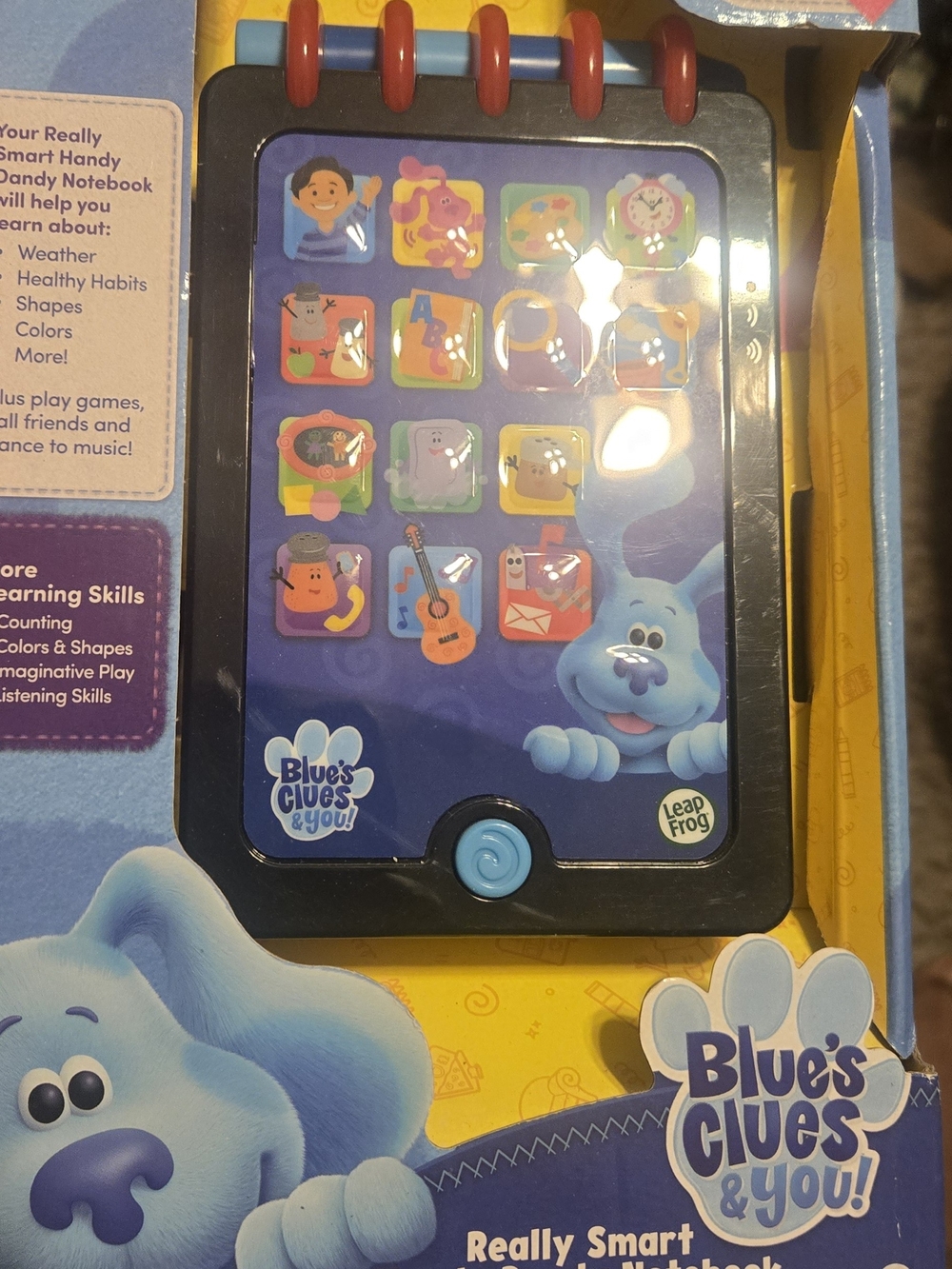 Blue's Clues & You! Really Smart Notebook Kids Learning Toy - Blue